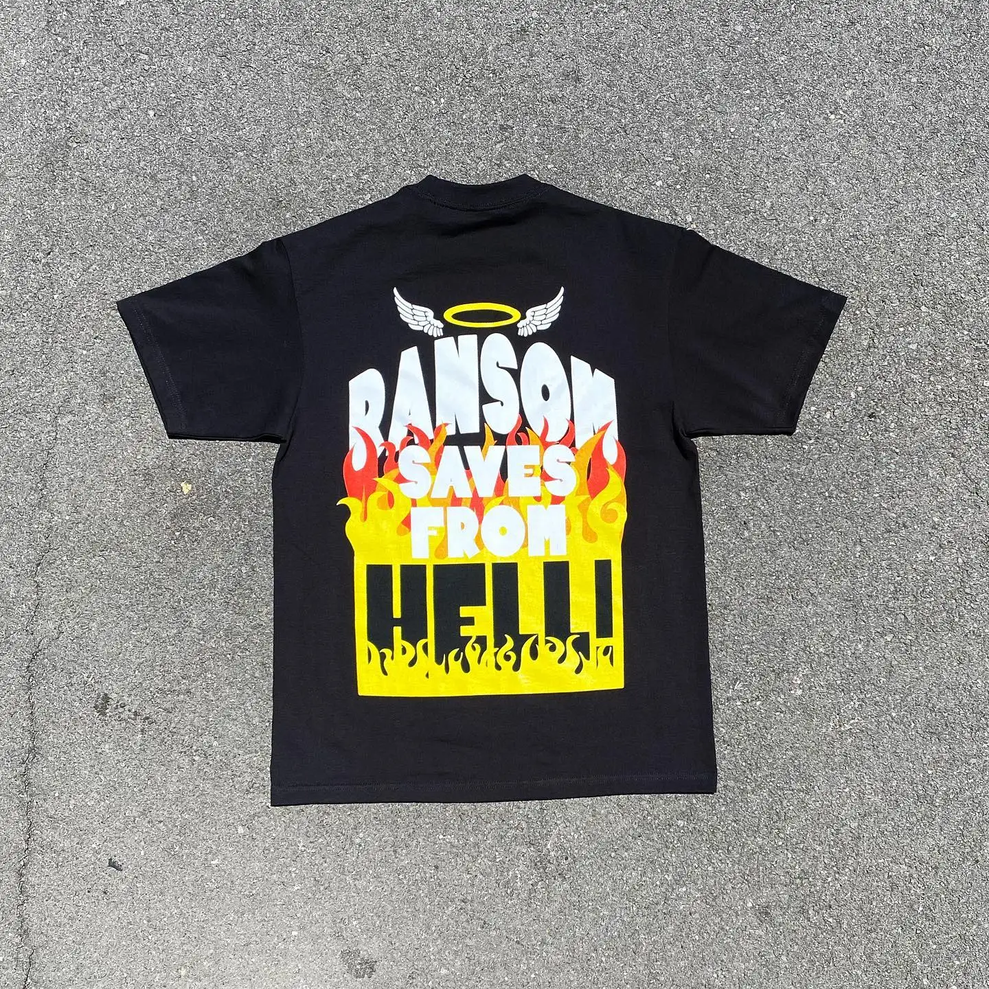 Streetwear Oversized Goth Skull Demon T-shirt - Image 3