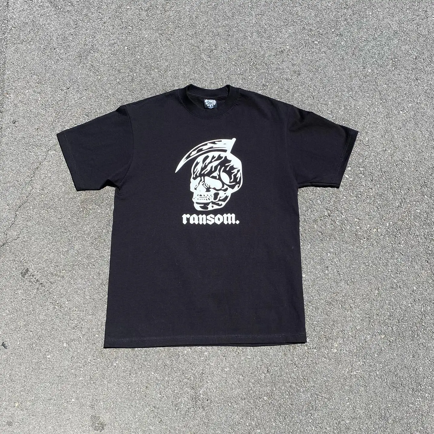 Streetwear Oversized Goth Skull Demon T-shirt - Image 9