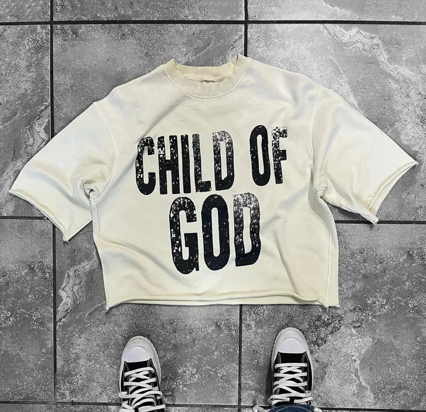 Summer Gothic Cross Graphic Print Cotton T-shirt - Image 14